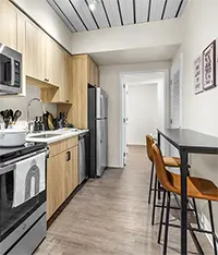 Bright, beautiful apartments with wood-style flooring