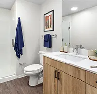 Luxury bathrooms in every apartment