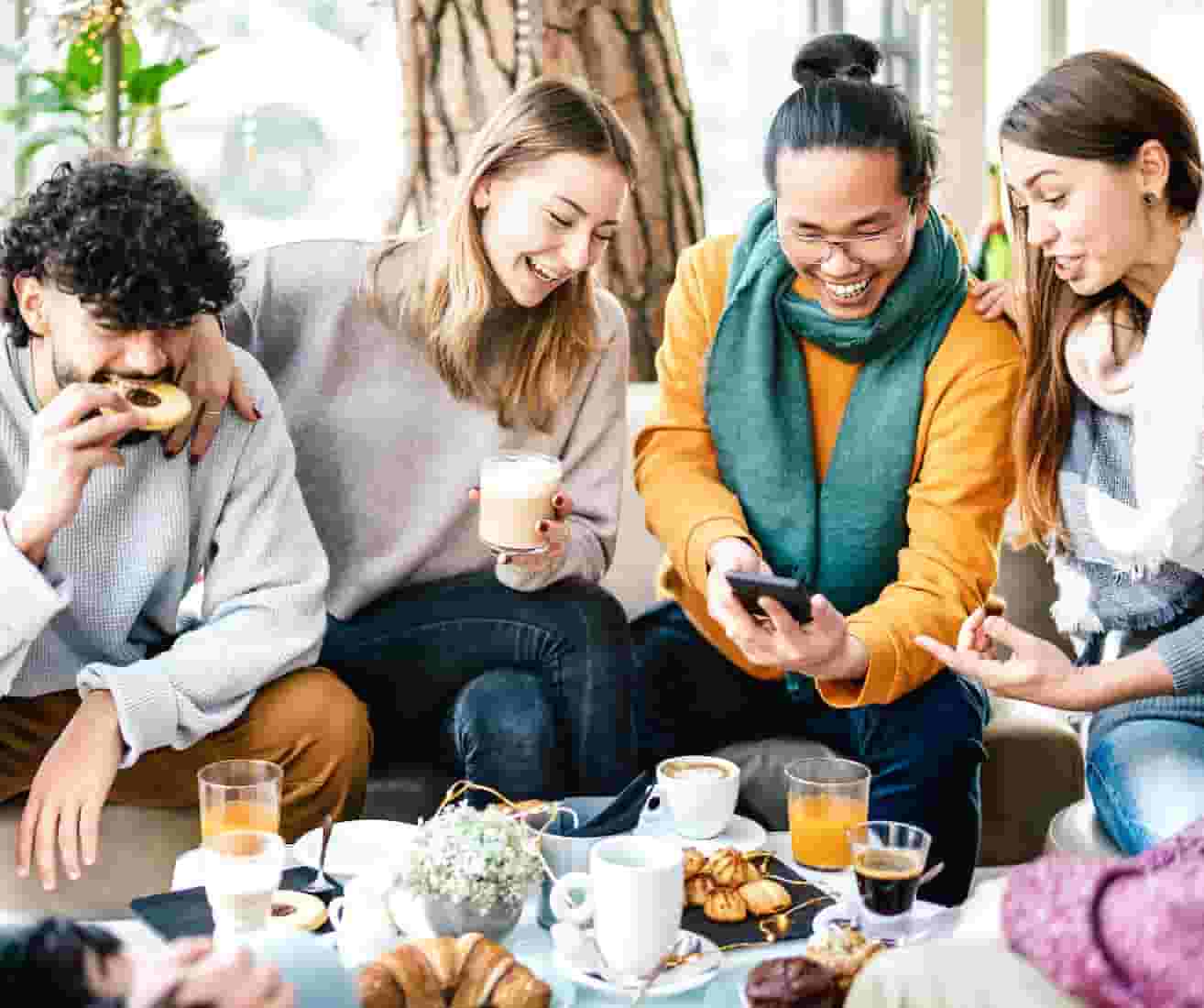 Chill with friends on the great lawn, in the club lounge, or on the sky deck