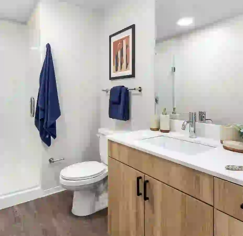 Luxury bathrooms in every apartment